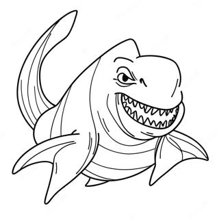 King Shark Coloring Page 71783-57517