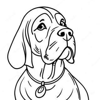 Bloodhound Coloring Page 71823-57551