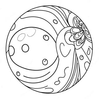 Colorful Bouncy Ball Coloring Page 71844-57574