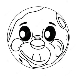 Pluto Coloring Page 7186-5838