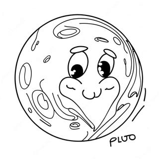 Pluto Coloring Page 7186-5840