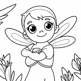 Silvermist Fairy Coloring Page 71873-57597