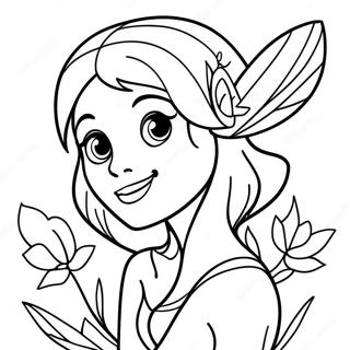 Silvermist Fairy Coloring Page 71873-57599