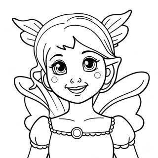 Silvermist Fairy Coloring Page 71873-57600