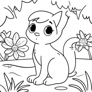 Silvermist In A Magical Garden Coloring Page 71874-57591