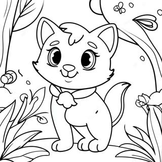 Silvermist In A Magical Garden Coloring Page 71874-57592