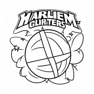 Harlem Globetrotters Coloring Pages