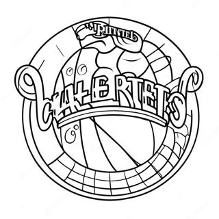 Harlem Globetrotters Logo Coloring Page 71913-57618