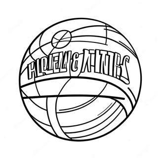 Harlem Globetrotters Logo Coloring Page 71913-57619