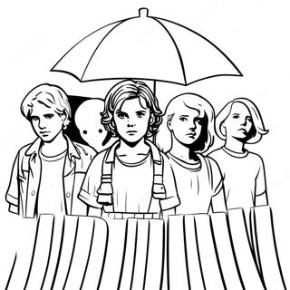 Stranger Things Coloring Page 7196-5847