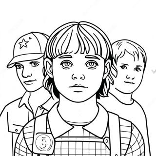 Stranger Things Coloring Page 7196-5848