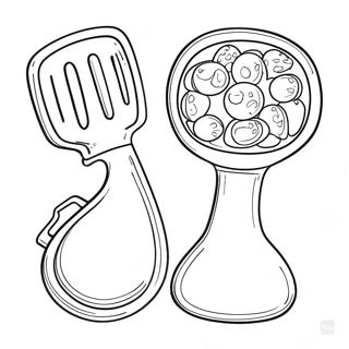 Cooking Utensils Coloring Pages