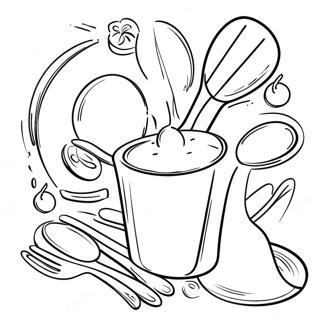 Cooking Utensils Coloring Page 71993-57691