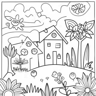 Klee S Colorful Garden Coloring Page 72014-57705