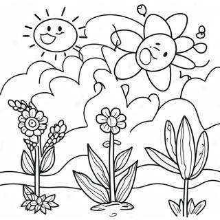 Klee S Colorful Garden Coloring Page 72014-57707