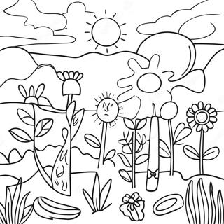 Klee S Colorful Garden Coloring Page 72014-57708