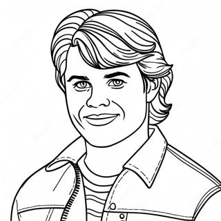 Steve Harrington Coloring Page 72023-57710