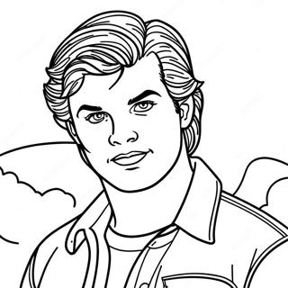 Steve Harrington Coloring Page 72023-57711