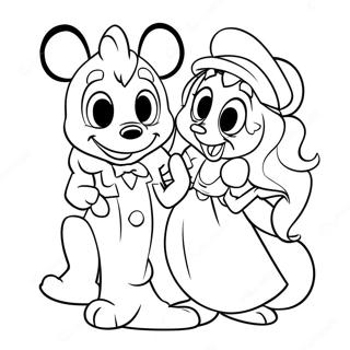 Disney Mystery Coloring Pages