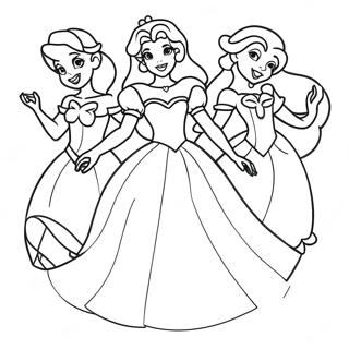 Magical Disney Princess Coloring Page 72034-57725