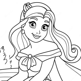 Magical Disney Princess Coloring Page 72034-57728