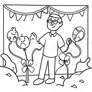 Happy Retirement Celebration Coloring Page 72073-57750