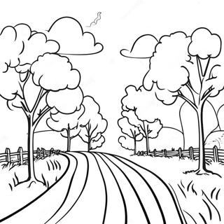 Winding Country Road Coloring Page 72084-57761