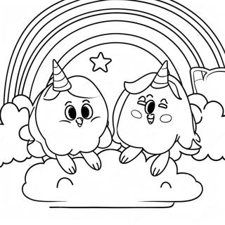 Rainbow Friends Blue Coloring Page 72103-57775