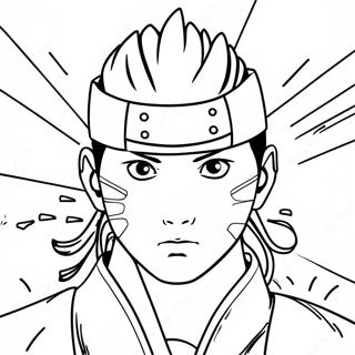 Shikamaru Nara With Shadow Possession Coloring Page 72134-57797