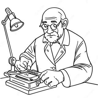 Inventor Coloring Pages