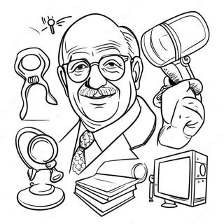 Famous Inventors Coloring Page 72143-57806