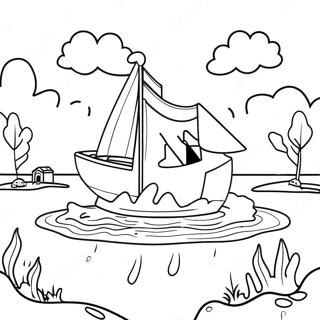 Flood Coloring Pages