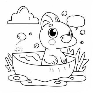 Cute Animals In A Flood Coloring Page 72163-57825