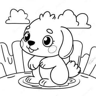 Cute Animals In A Flood Coloring Page 72163-57827