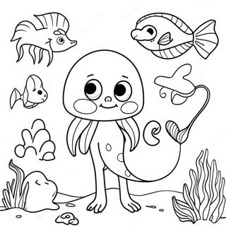 Mystical Atlantis Creatures Coloring Page 72193-57850