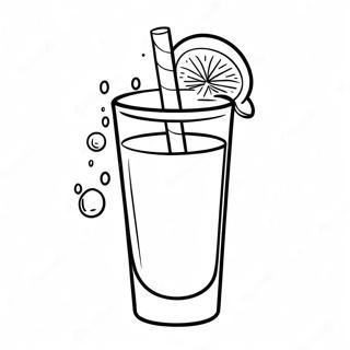 Drinking Water Glass Coloring Page 72222-57872