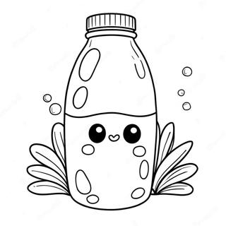 Cute Water Bottle Coloring Page 72223-57873