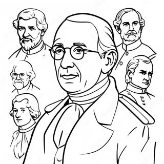 Famous Historical Figures Coloring Page 72243-57887