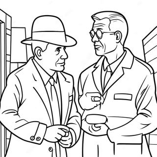 Investigators Coloring Pages