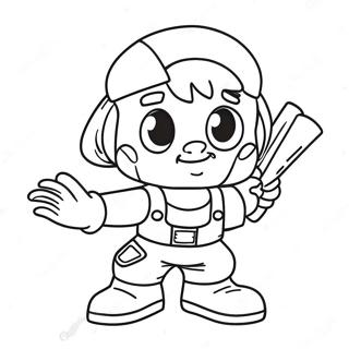 Whitty Fnf Character In Action Coloring Page 72273-57910