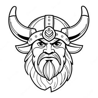 Minnesota Vikings Mascot Coloring Page 7227-5873