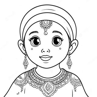 Cute Aish Character Coloring Page 72283-57922