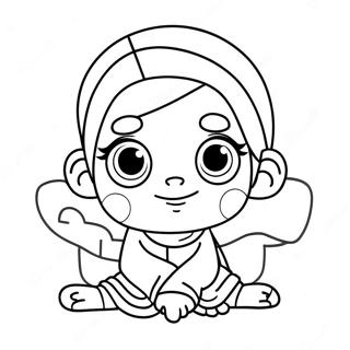 Cute Aish Character Coloring Page 72283-57923