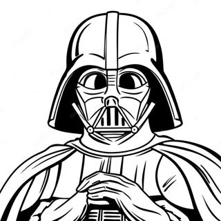 Darth Vader In A Dramatic Pose Coloring Page 722-578