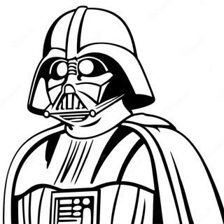 Darth Vader In A Dramatic Pose Coloring Page 722-580