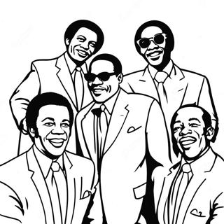 Soulful Motown Legends Coloring Page 72303-57938