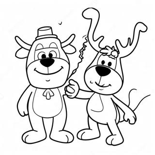 Rocky And Bullwinkle Coloring Page 72332-59456