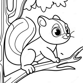 Rocky The Flying Squirrel Coloring Page 72333-57959