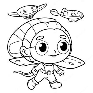 Little Einsteins June Coloring Page 72342-57964