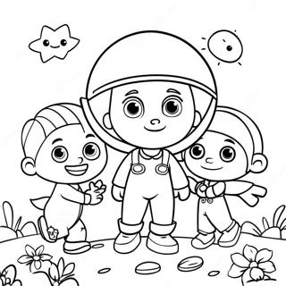 June With Little Einsteins Friends Coloring Page 72343-57968